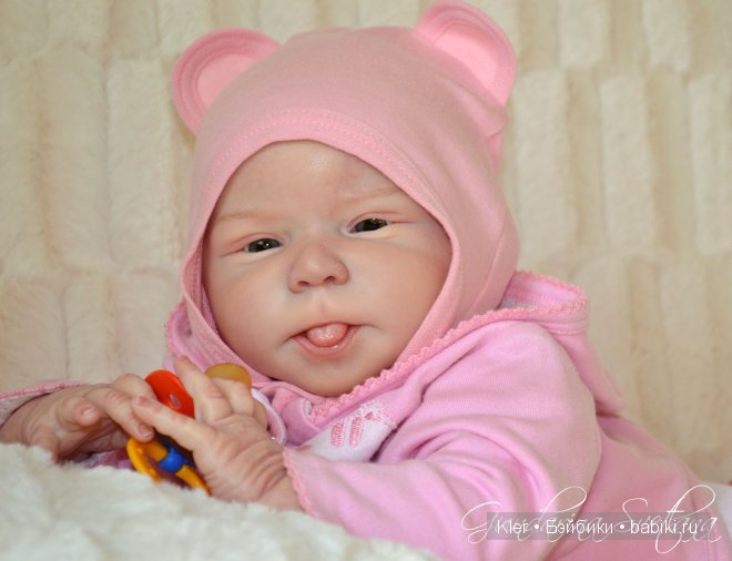 Моя реалистичная кукла реборн Cati