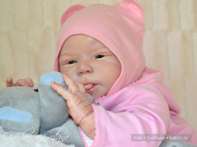 Моя реалистичная кукла реборн Cati