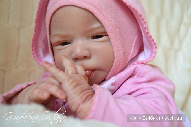 Моя реалистичная кукла реборн Cati