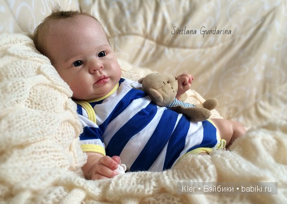 Ещё одна реалистичная малышка реборн Crystal из моей маленькой мастерской (фото 5)