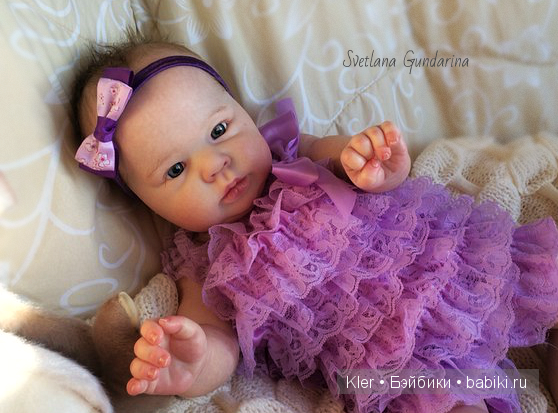 Ещё одна реалистичная малышка реборн Crystal из моей маленькой мастерской