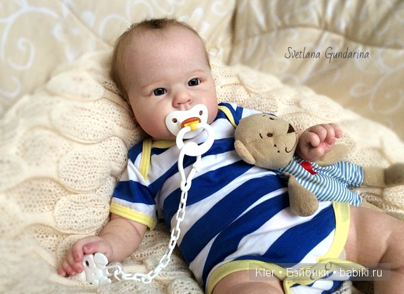 Ещё одна реалистичная малышка реборн Crystal из моей маленькой мастерской (фото 7)