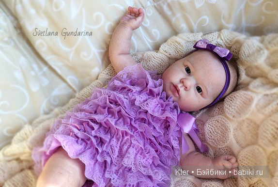Ещё одна реалистичная малышка реборн Crystal из моей маленькой мастерской