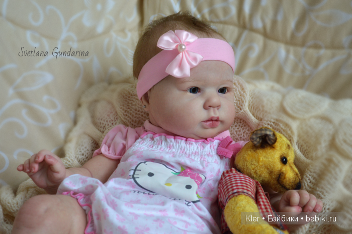 Ещё одна реалистичная малышка реборн Crystal из моей маленькой мастерской