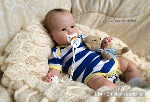 Ещё одна реалистичная малышка реборн Crystal из моей маленькой мастерской