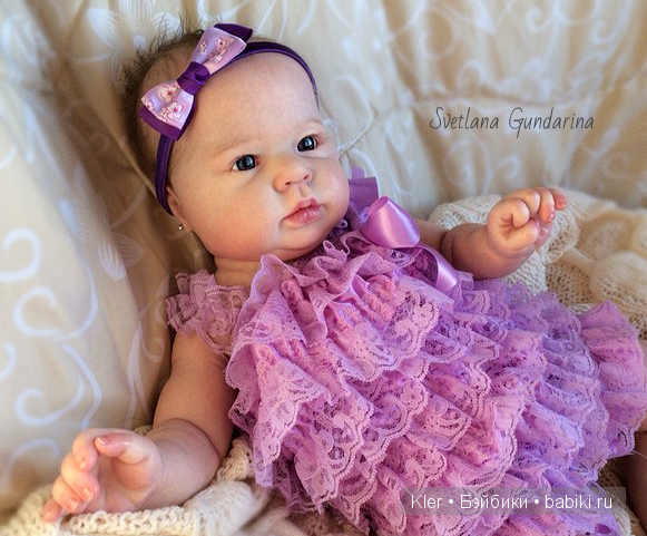 Ещё одна реалистичная малышка реборн Crystal из моей маленькой мастерской