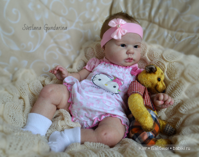 Ещё одна реалистичная малышка реборн Crystal из моей маленькой мастерской