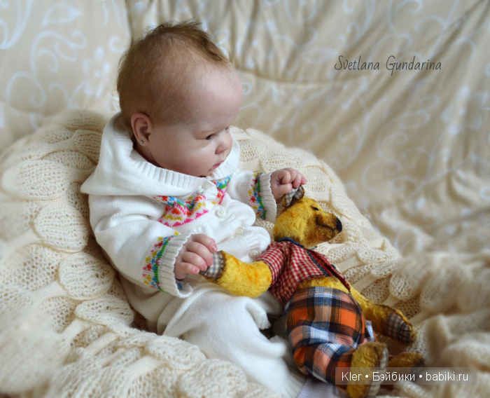 Ещё одна реалистичная малышка реборн Crystal из моей маленькой мастерской