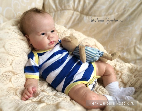 Ещё одна реалистичная малышка реборн Crystal из моей маленькой мастерской (фото 8)