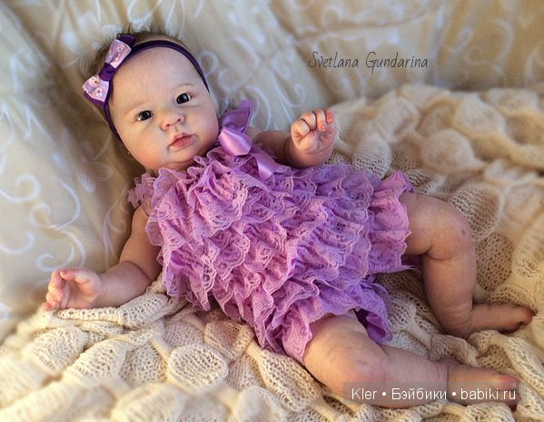 Ещё одна реалистичная малышка реборн Crystal из моей маленькой мастерской