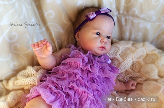 Ещё одна реалистичная малышка реборн Crystal из моей маленькой мастерской