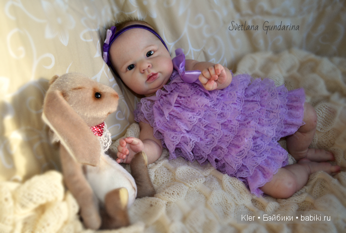 Ещё одна реалистичная малышка реборн Crystal из моей маленькой мастерской