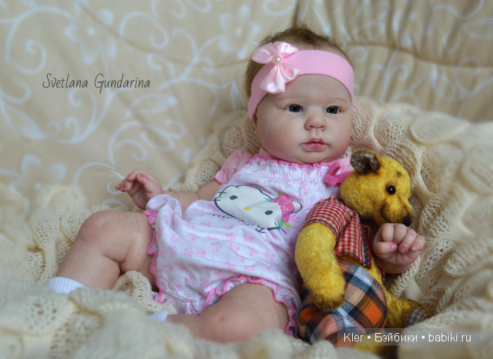 Ещё одна реалистичная малышка реборн Crystal из моей маленькой мастерской