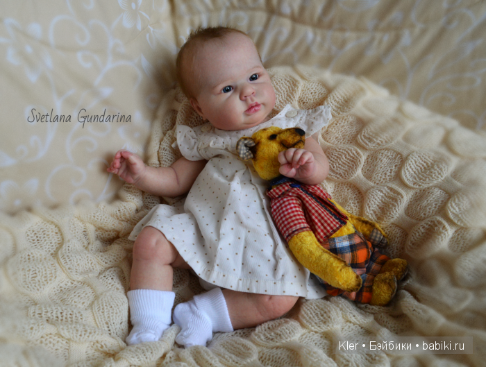 Ещё одна реалистичная малышка реборн Crystal из моей маленькой мастерской