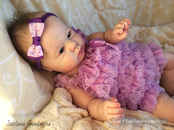 Ещё одна реалистичная малышка реборн Crystal из моей маленькой мастерской