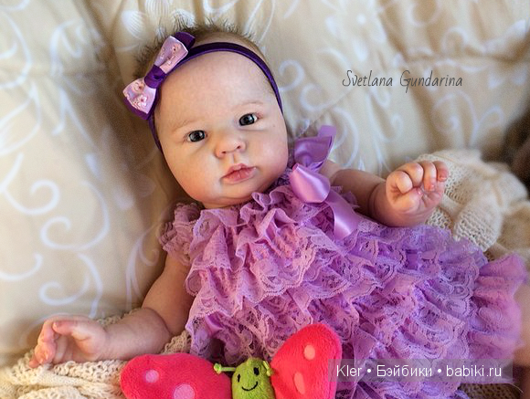 Ещё одна реалистичная малышка реборн Crystal из моей маленькой мастерской
