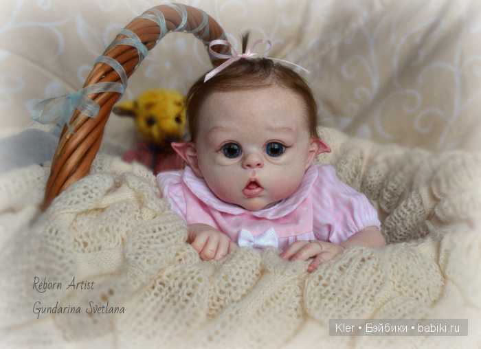 Нежнуличка Офеличка из маленькой мастерской кукол реборн Светланы Гундариной - Kler