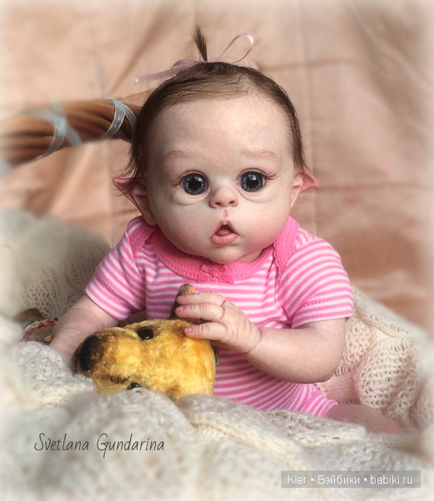 Нежнуличка Офеличка из маленькой мастерской кукол реборн Светланы Гундариной - Kler (фото 3)