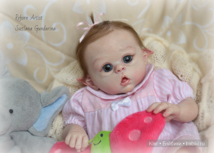 Нежнуличка Офеличка из маленькой мастерской кукол реборн Светланы Гундариной - Kler (фото 10)