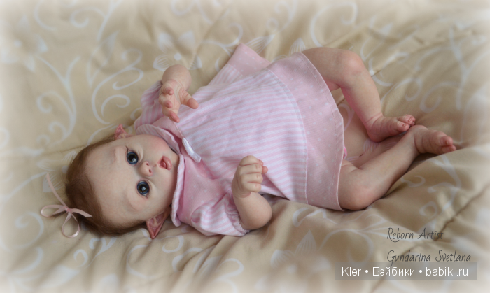Нежнуличка Офеличка из маленькой мастерской кукол реборн Светланы Гундариной - Kler