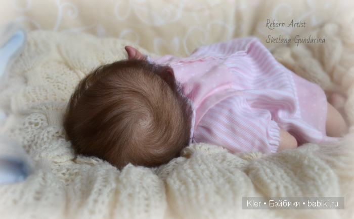 Нежнуличка Офеличка из маленькой мастерской кукол реборн Светланы Гундариной - Kler (фото 7)