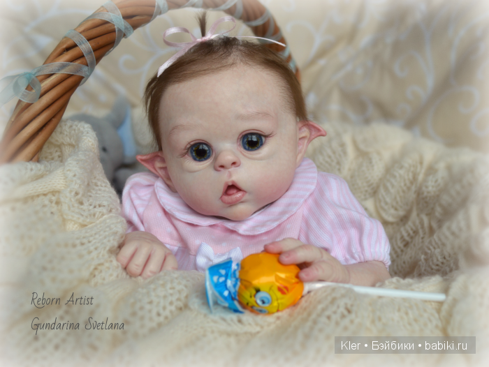 Нежнуличка Офеличка из маленькой мастерской кукол реборн Светланы Гундариной - Kler