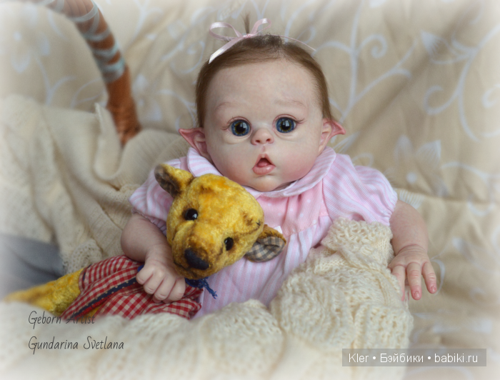 Нежнуличка Офеличка из маленькой мастерской кукол реборн Светланы Гундариной - Kler