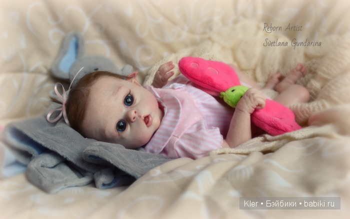 Нежнуличка Офеличка из маленькой мастерской кукол реборн Светланы Гундариной - Kler (фото 9)