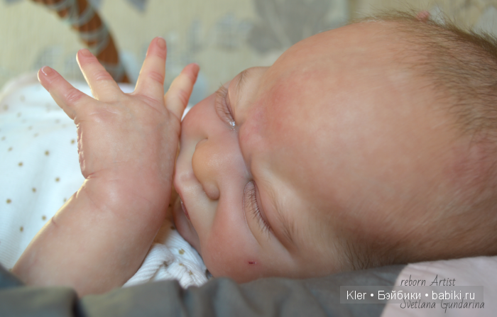Реалистичная малышка Miracle, из маленькой мастерской Светланы Гундариной-Kler