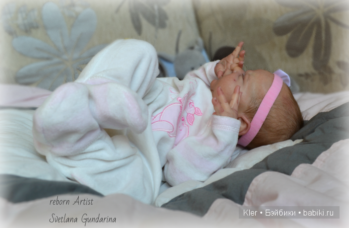 Реалистичная малышка Miracle, из маленькой мастерской Светланы Гундариной-Kler