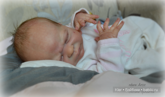 Реалистичная малышка Miracle, из маленькой мастерской Светланы Гундариной-Kler