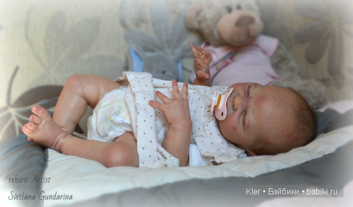 Реалистичная малышка Miracle, из маленькой мастерской Светланы Гундариной-Kler