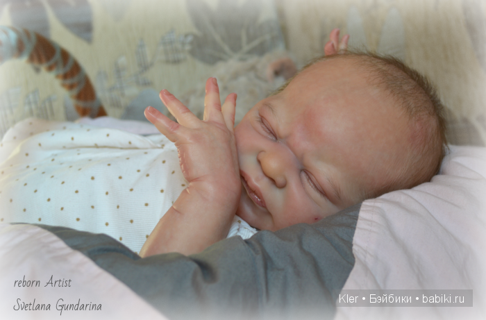 Реалистичная малышка Miracle, из маленькой мастерской Светланы Гундариной-Kler