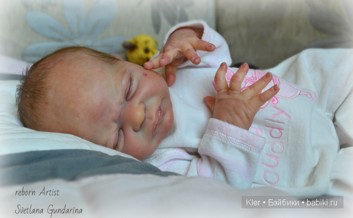 Реалистичная малышка Miracle, из маленькой мастерской Светланы Гундариной-Kler