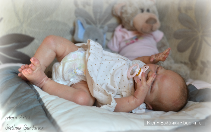 Реалистичная малышка Miracle, из маленькой мастерской Светланы Гундариной-Kler