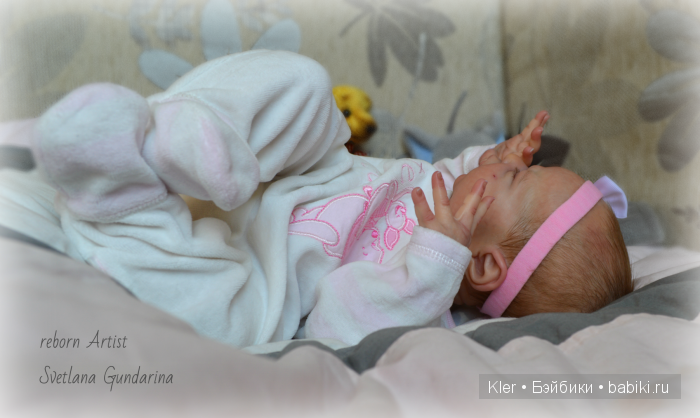 Реалистичная малышка Miracle, из маленькой мастерской Светланы Гундариной-Kler