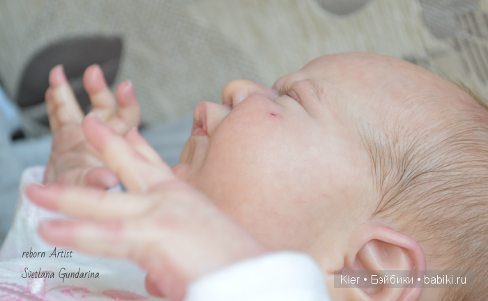 Реалистичная малышка Miracle, из маленькой мастерской Светланы Гундариной-Kler (фото 3)