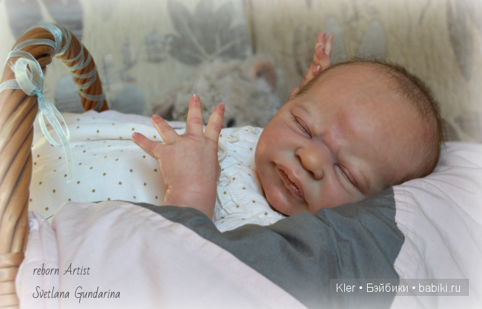 Реалистичная малышка Miracle, из маленькой мастерской Светланы Гундариной-Kler