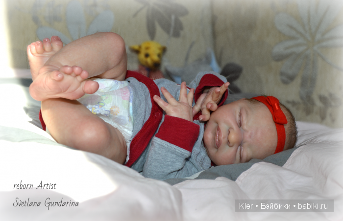 Реалистичная малышка Miracle, из маленькой мастерской Светланы Гундариной-Kler