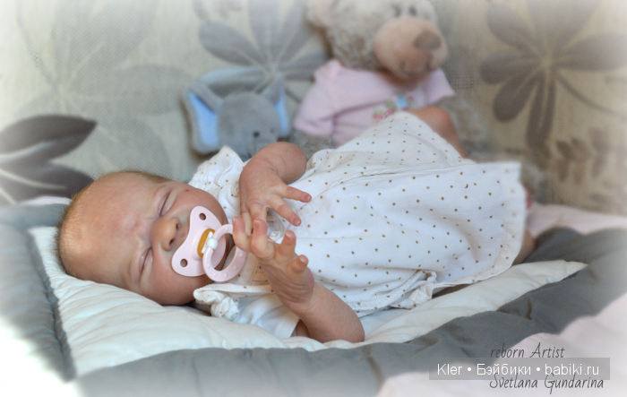 Реалистичная малышка Miracle, из маленькой мастерской Светланы Гундариной-Kler