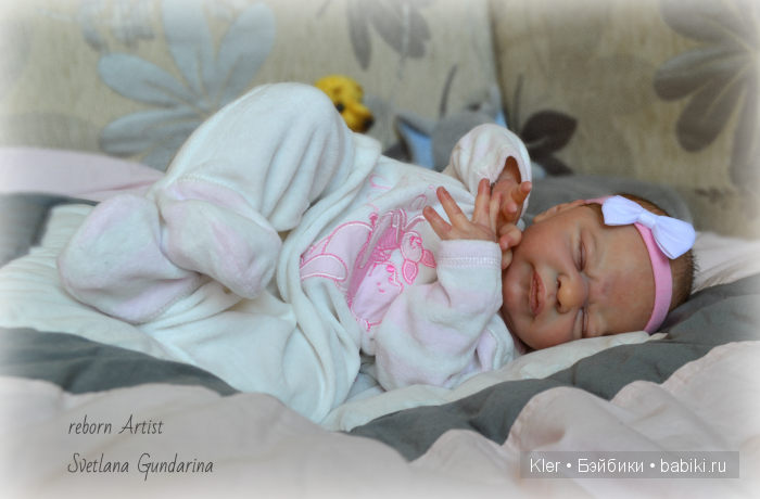 Реалистичная малышка Miracle, из маленькой мастерской Светланы Гундариной-Kler