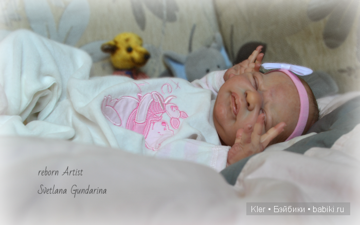 Реалистичная малышка Miracle, из маленькой мастерской Светланы Гундариной-Kler