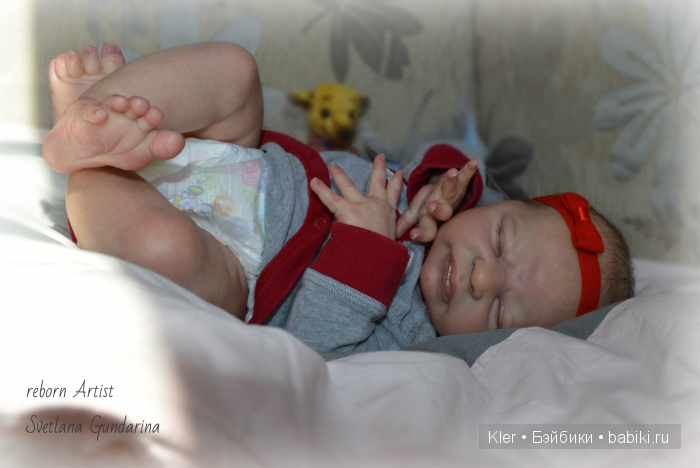 Реалистичная малышка Miracle, из маленькой мастерской Светланы Гундариной-Kler