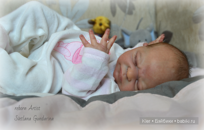 Реалистичная малышка Miracle, из маленькой мастерской Светланы Гундариной-Kler (фото 8)