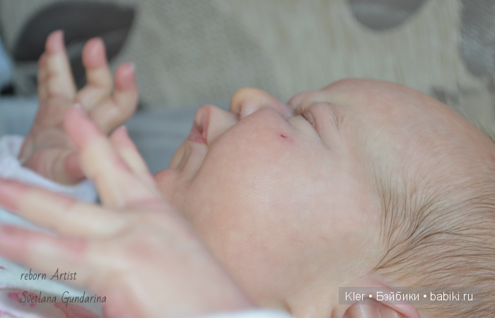 Реалистичная малышка Miracle, из маленькой мастерской Светланы Гундариной-Kler (фото 4)