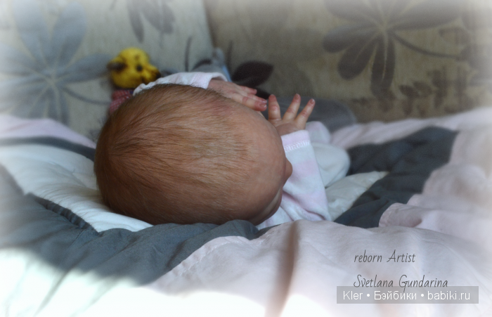Реалистичная малышка Miracle, из маленькой мастерской Светланы Гундариной-Kler