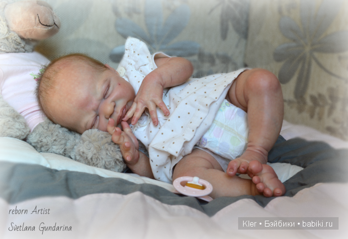 Реалистичная малышка Miracle, из маленькой мастерской Светланы Гундариной-Kler