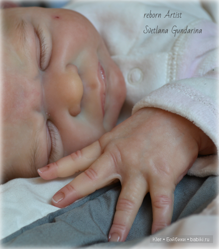 Реалистичная малышка Miracle, из маленькой мастерской Светланы Гундариной-Kler