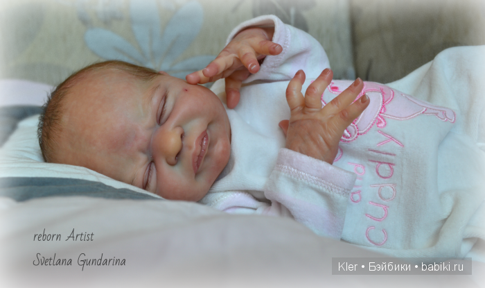 Реалистичная малышка Miracle, из маленькой мастерской Светланы Гундариной-Kler