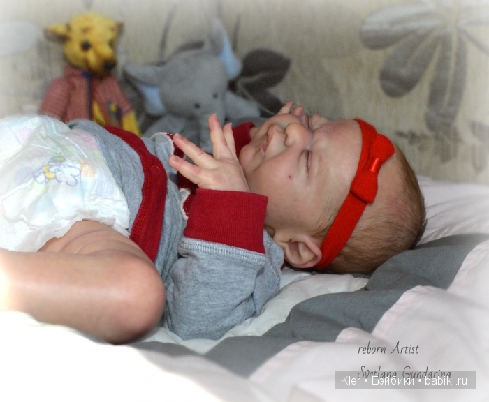 Реалистичная малышка Miracle, из маленькой мастерской Светланы Гундариной-Kler